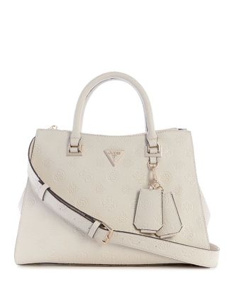 Cartera Guess Mujer Cresidia Ii Society Satchel Blanco