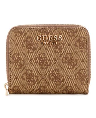 Billetera Laurel Ii Slg Small Zip Around Café Marrón