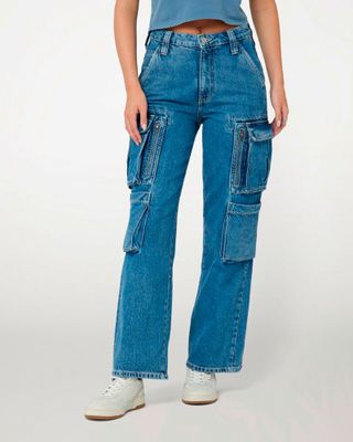 Jeans Guess Mujer Kori Cargo Denim