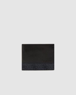 Billetera Guess Hombre Rfid Fabio Passcase Negro