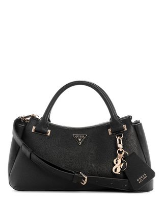 Cartera Guess Mujer Evie Triple Comp Satchel Negro