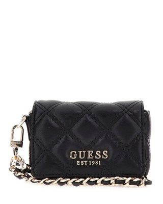 Monedero Guess Mujer Giully Micro Mini Negro