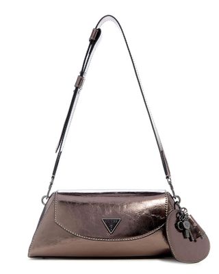 Cartera Bolena Flap Shoulder Bag Gris