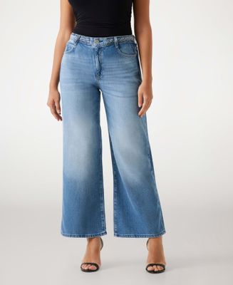 Jeans Wide Leg Braided Denim