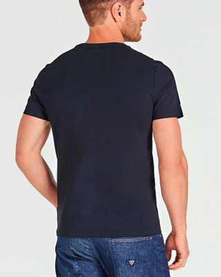 Imagen 2 del producto Polera Guess Hombre Cn Ss Core Original Logo Tee Negro