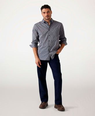 Imagen 2 del producto Camisa Guess Hombre Ls 4G Jacquard Shirt Azul