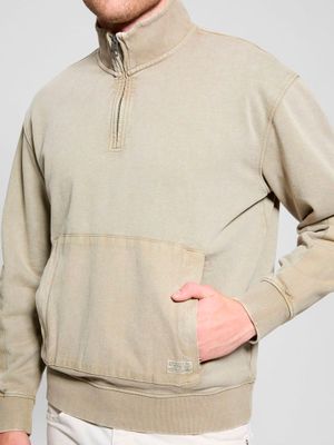 Imagen 2 del producto Poleron Guess Hombre Eco Tyler Zip Wshd Swtshirt Gris