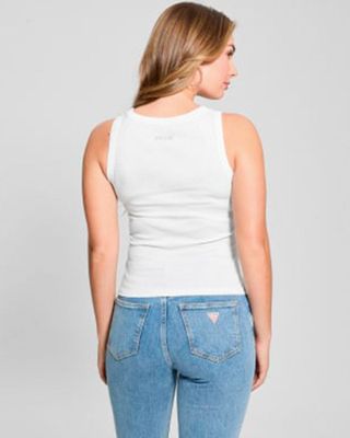 Imagen 2 del producto Polera Alexia Sequins Tank Top Blanco