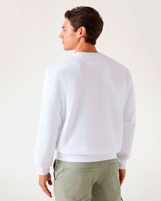 Imagen 2 del producto Poleron Guess Triangle Cn Sweatshirt Blanco