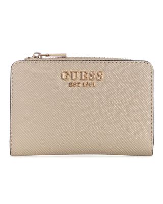 Billetera Guess Mujer Laurel Ii Slg Zip Arnd Crd Cse Gris