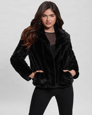 Chaqueta Guess Mujer New Sophy Jacket Negro