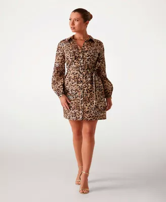 Vestido Guess Mujer Ls Faith Dress Multicolor