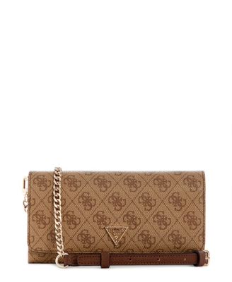 Cartera Noelle Ii Xbody Flap Organizer Café Marrón