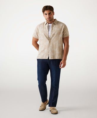 Imagen 2 del producto Camisa Ss Iverson Jacquard Shirt Beige