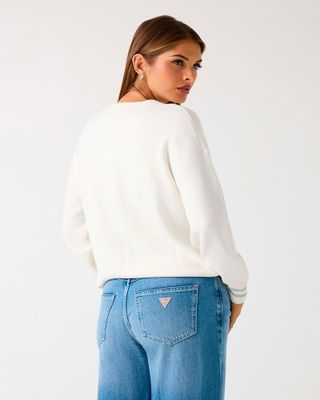 Imagen 2 del producto Sweater Ls Cn Sylvie Logo Blanco Mujer