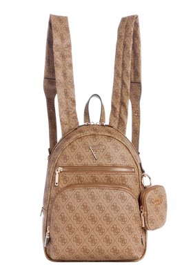 Mochila Guess Mujer Power Play Tech Backpack Café.