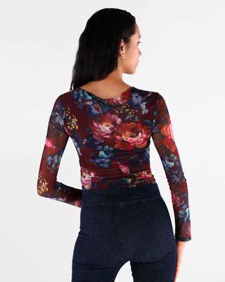 Imagen 2 del producto Polera Guess Mujer Ls Bernardette Multicolor