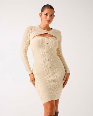 Imagen 1 del producto Vestido Ls Shrug Cable Daphne Multicolor Mujer