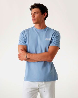 Polera Ss Bsc Painters Tee Azul