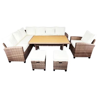 Imagen 2 del producto Juego Living Comedor Terraza Anastasia 10 Personas