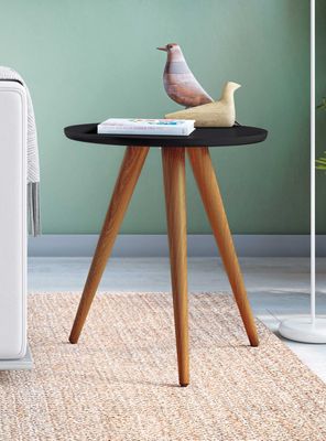 Imagen 1 del producto Mesa Lateral Alba Preto 44x44x50 cm