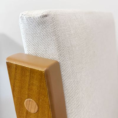 Imagen 2 del producto Juego de Comedor Amoré 135x135 cm Vidrio 6 Sillas Beige