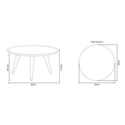 Imagen 2 del producto Mesa de centro Alba preto
