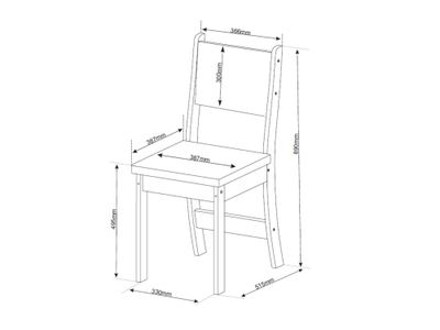 Imagen 2 del producto Juego de Comedor 6 sillas Firenze Beige  78,1 x 77 x 136 cm