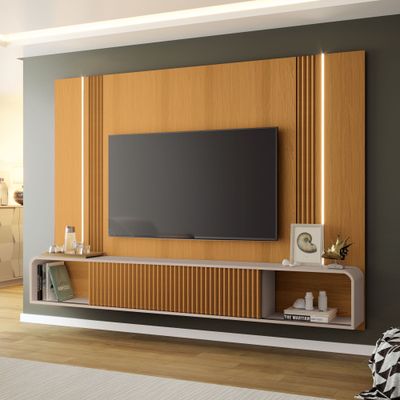Imagen 2 del producto Home Panel Lyon tv 85"" Luz led 2.2 Cinamomo Off white