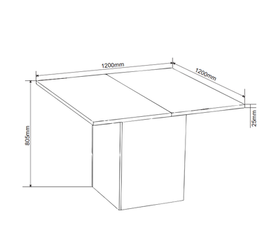 Imagen 2 del producto Juego de Comedor 8 sillas Dominus Beige 80,5 x 120 x 120