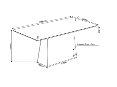 Imagen 2 del producto Juego de Comedor 8 sillas Terranova Beige