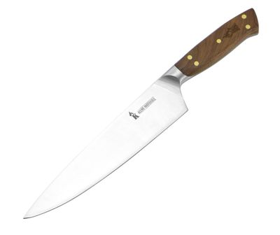 Imagen 2 del producto CUCHILLO 8"" PARRILLERO CATEMU CON FUNDA DE CUERO CAFÉ