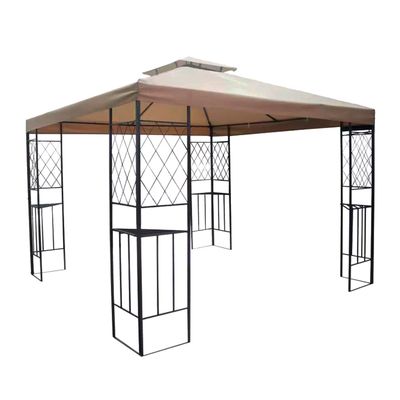 Pérgola 3x3mt Café