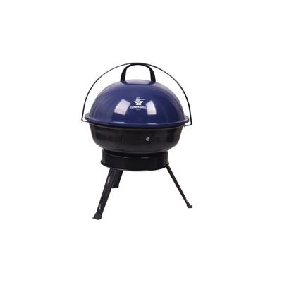 Carbón Grill Parrilla Eggy Azul Parrillas A Carbón