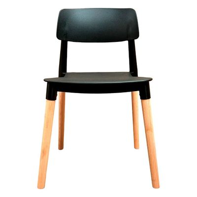 Imagen 2 del producto Silla Lisboa Negra 4 Unidades