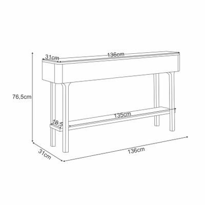 Imagen 2 del producto Arrimo Nantes Off White / Cinamomo