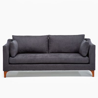 Sofá Grecia 3 Cuerpos Gris Grafito