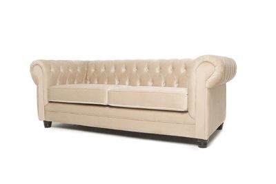 Imagen 2 del producto Sofá Chesterfield 3C Velvet Beige