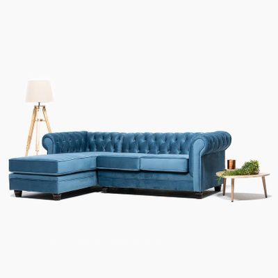 Imagen 2 del producto Seccional Chesterfield Izquierdo Petroleo