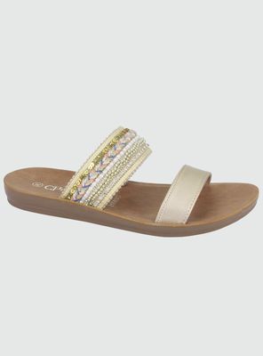 Sandalia Chalada Mujer Quanta-2 Beige Moda