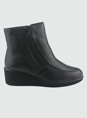 Imagen 1 del producto Botin de Cuero Mujer Casual Negro Maqui
