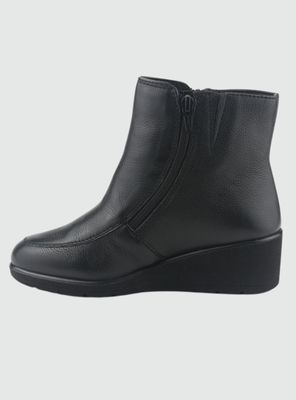 Imagen 2 del producto Botin de Cuero Mujer Casual Negro Maqui