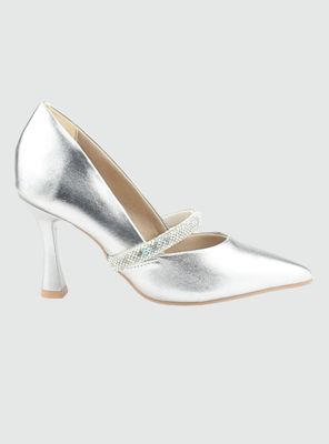 Zapato Ramarim Mujer 2418103 Plateado Casual