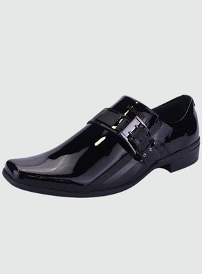 Zapato Ferracini Hombre 4373 Frankfurt Negro Charol Casual