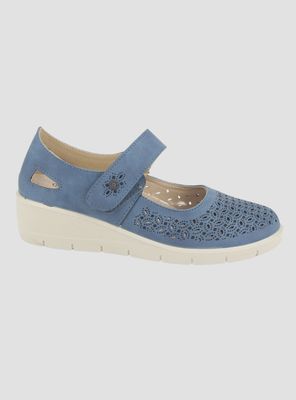 Zapato Chalada Mujer Cona-1 Azul Casual