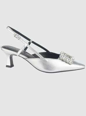 Sandalia Jorge Bischoff Mujer P17994002 Plateado Casual