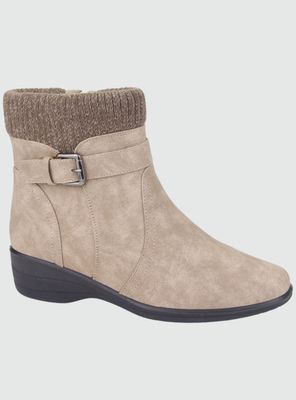 Botin Chalada Mujer Confort-4 Beige Casual