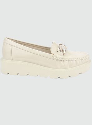 Mocasin Chalada Mujer Gran-21 Beige Casual