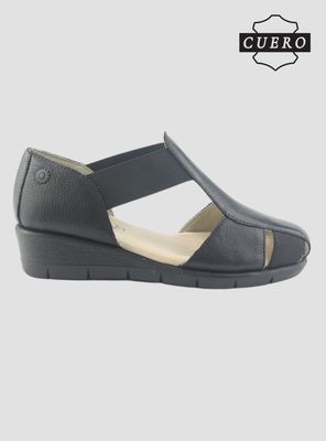 Imagen 2 del producto Sandalia de Cuero Chalada Mujer Calafate-3 Negro Casual