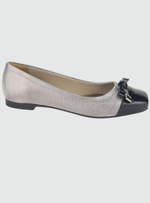 Zapato Via Marte Mujer 23-13207 Preto/Pewter Casual